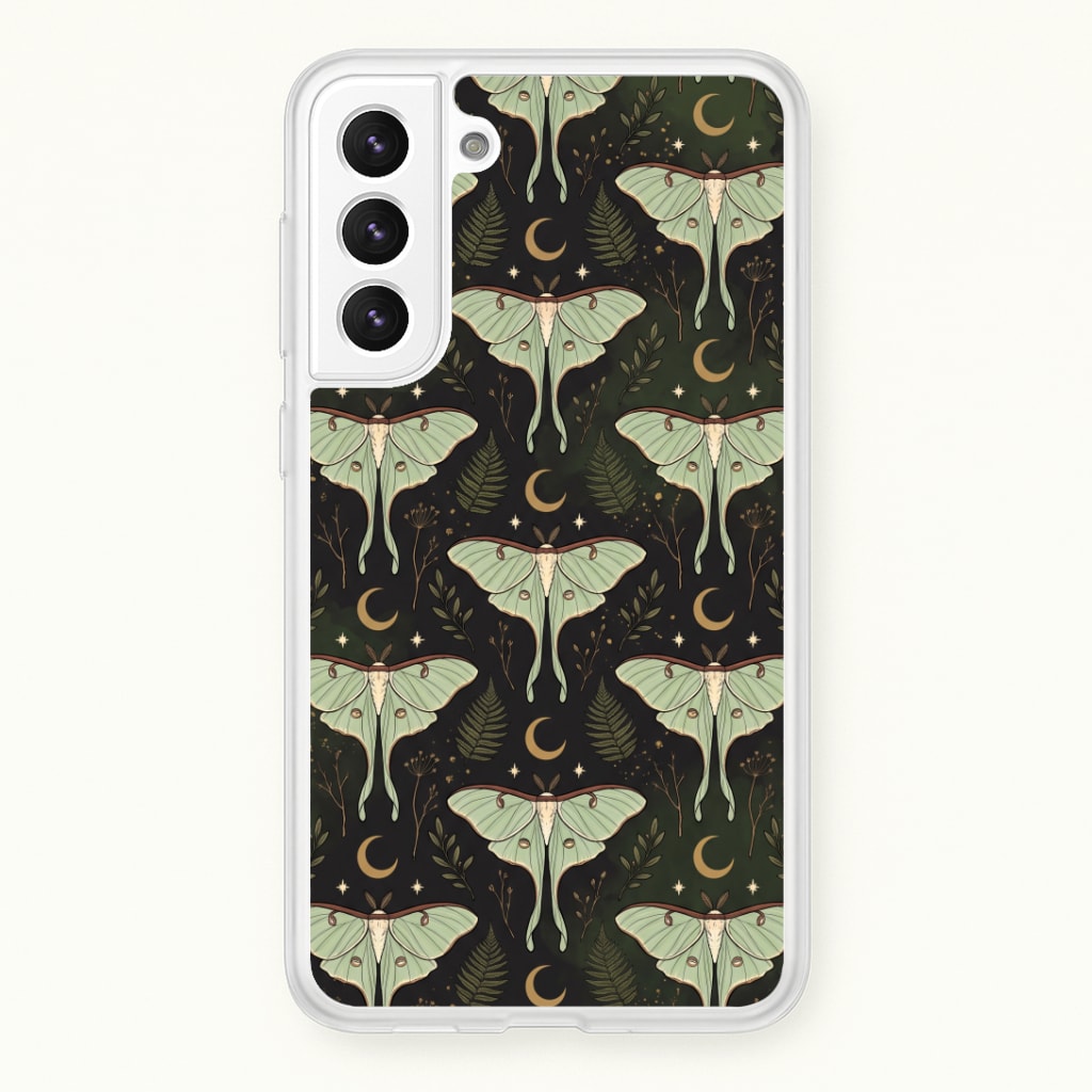 Moonlit Luna Moths Phone Case
