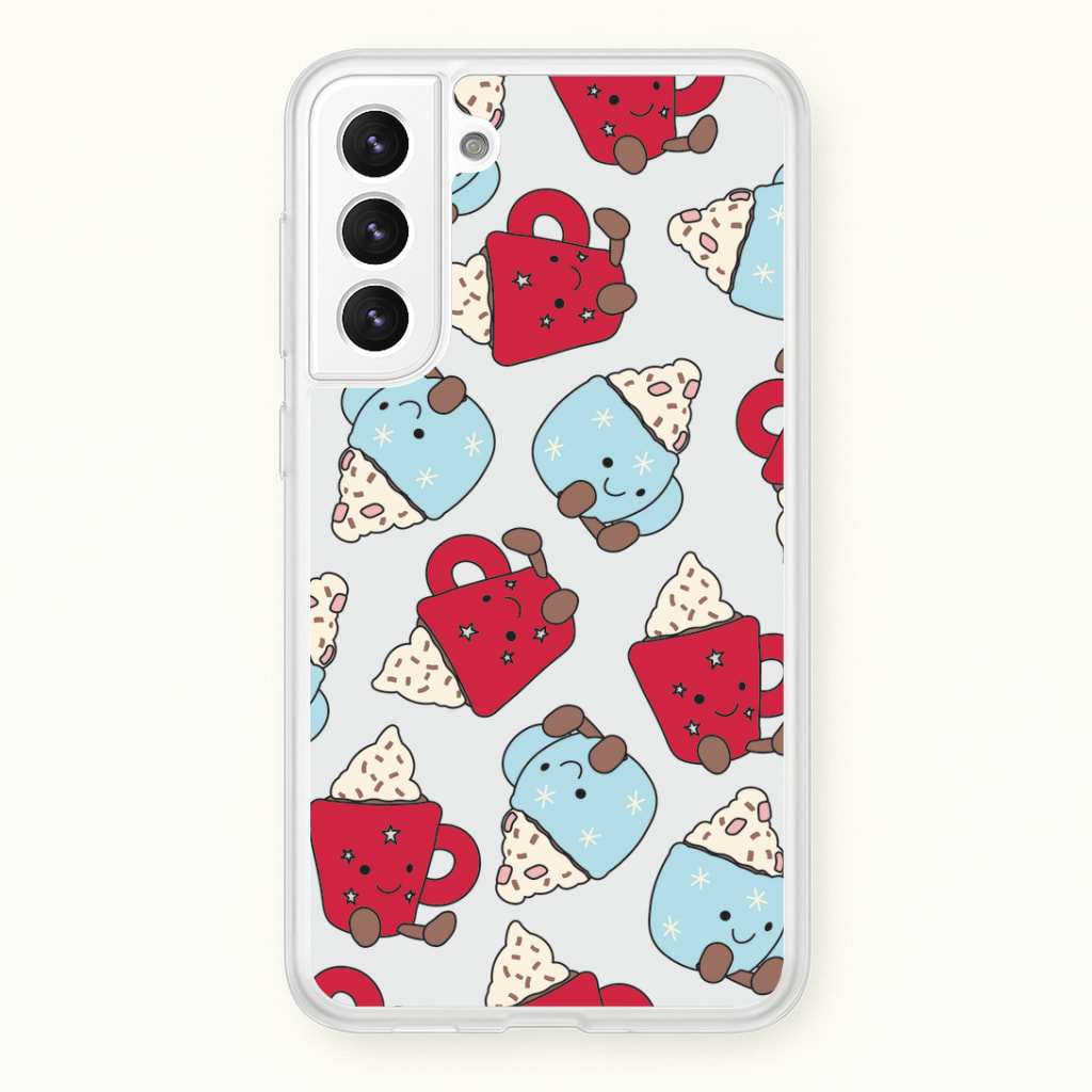 Christmas Drinks Plushies Pattern Phone Case