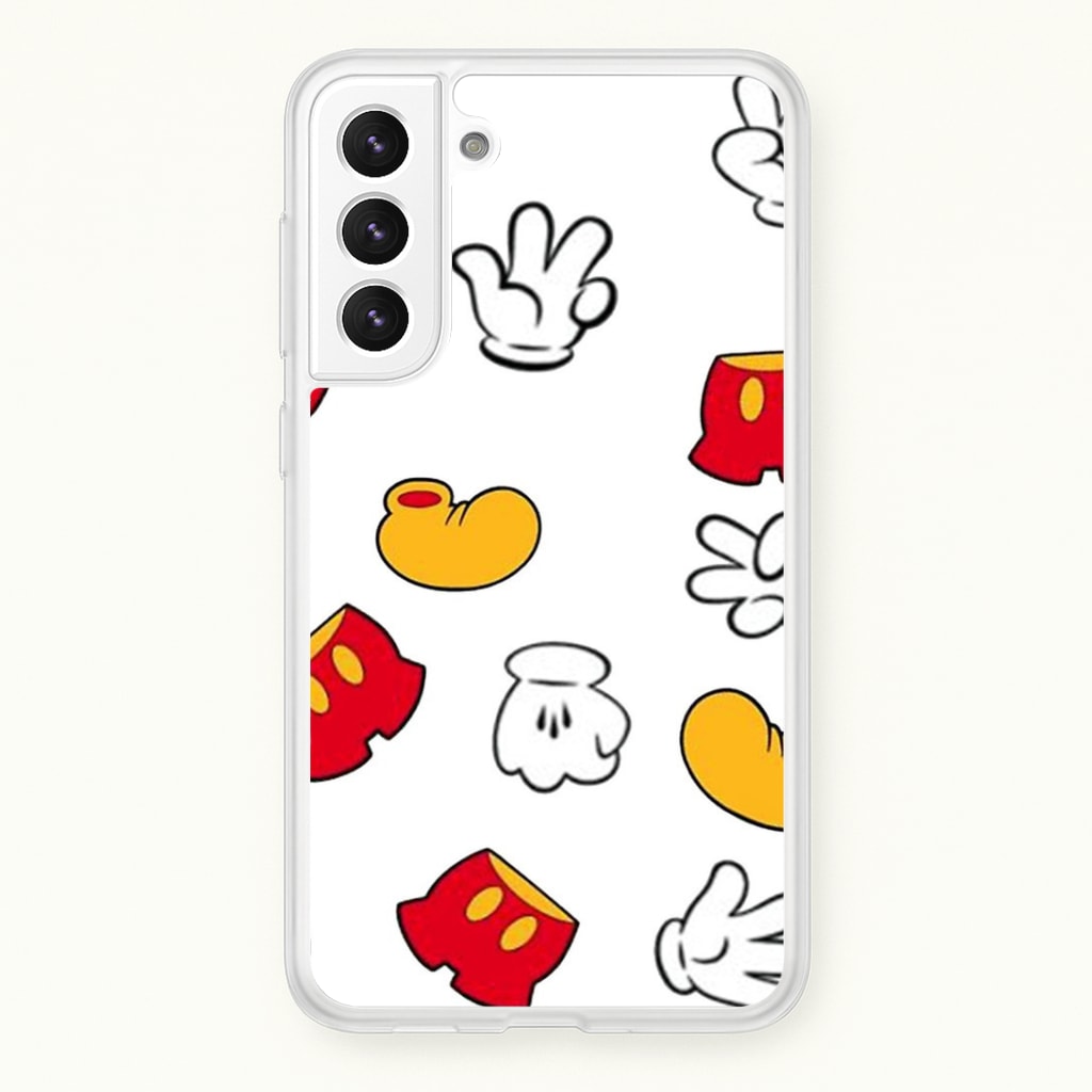 Mouse Gloves, Shorts and Shoes Phone Case
