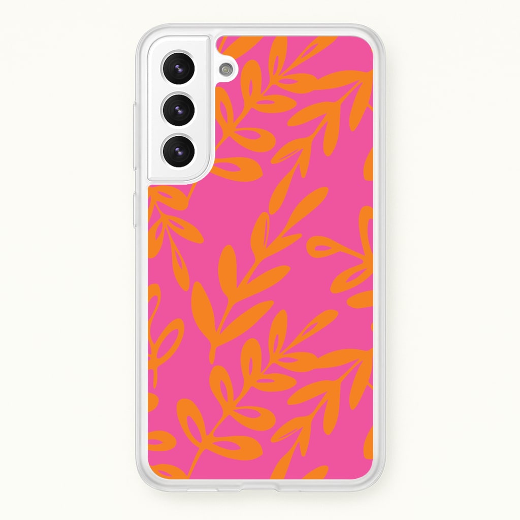Pink & Orange Leaves - Foliage Phone Case
