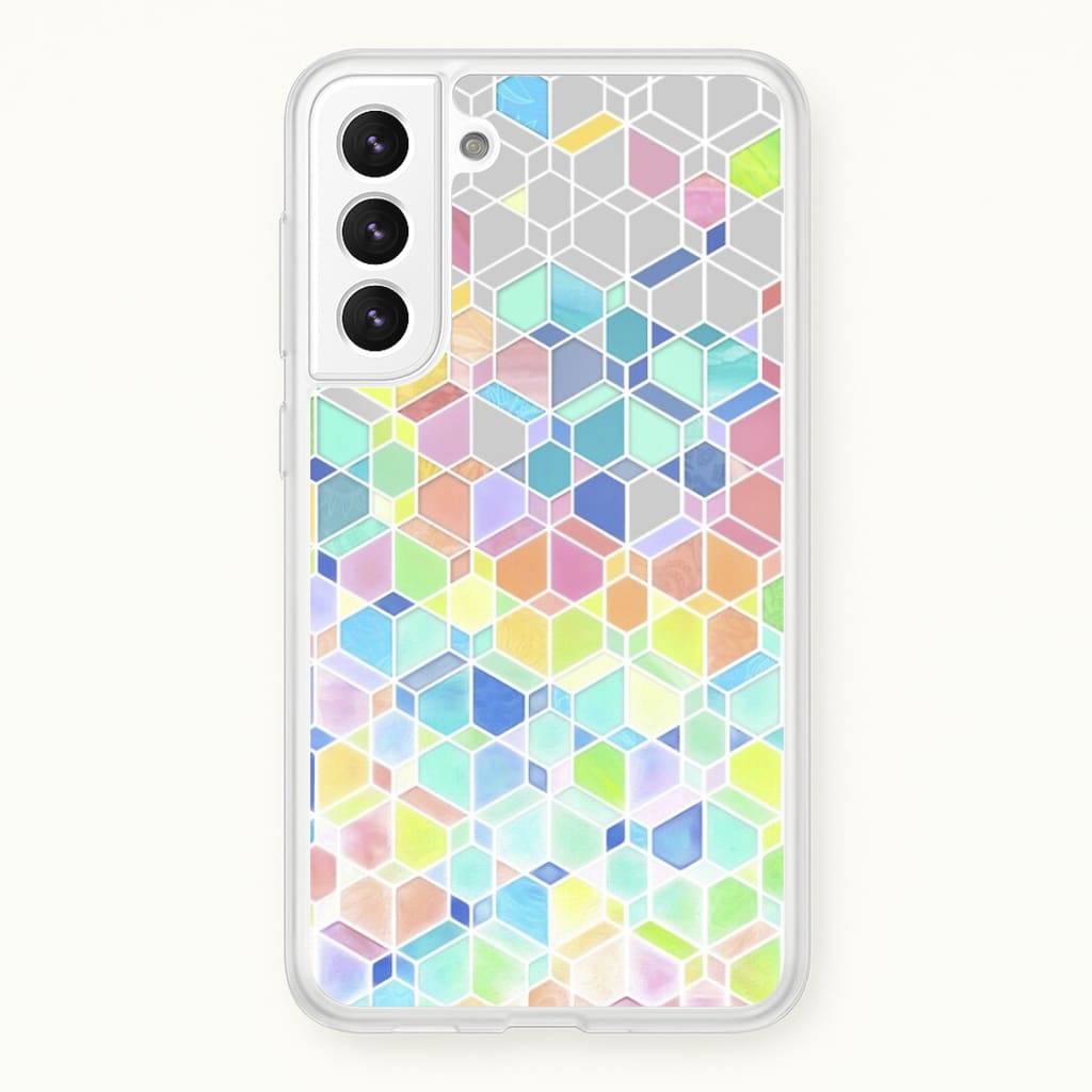 Bright Hexagon Pattern Phone Case