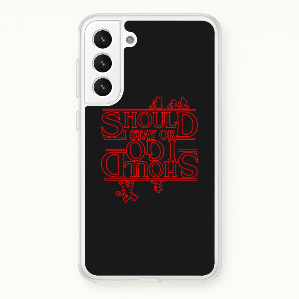 Should I Stay Or Should I Go Upside Down Phone Case