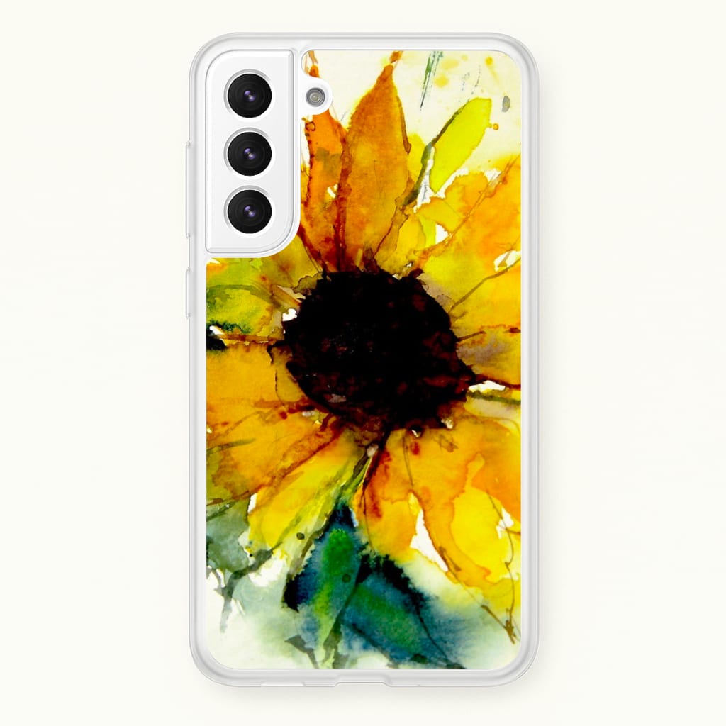 Watercolour Sunflower Phone Case