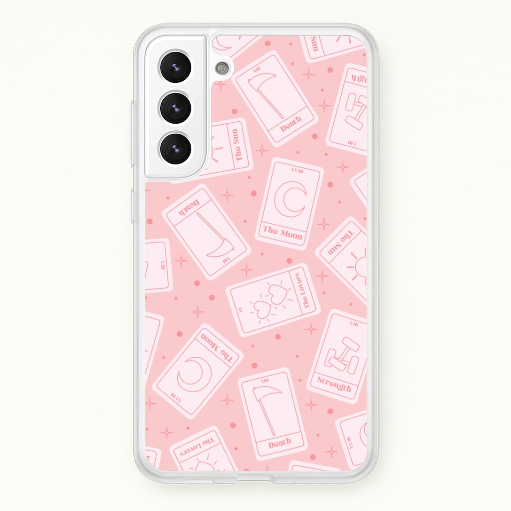 Pastel Pink Tarot Cards Pattern Phone Case