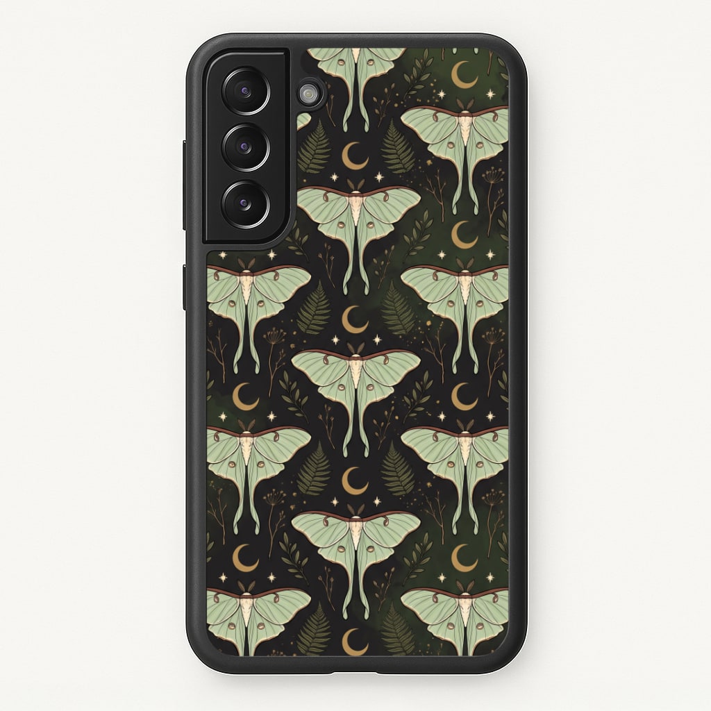 Moonlit Luna Moths Phone Case