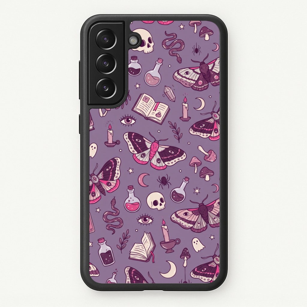 Purple Witchy Doodles Phone Case