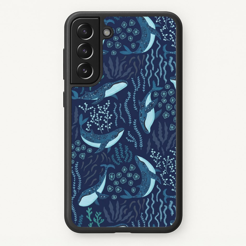Midnight Whale Reef Phone Case