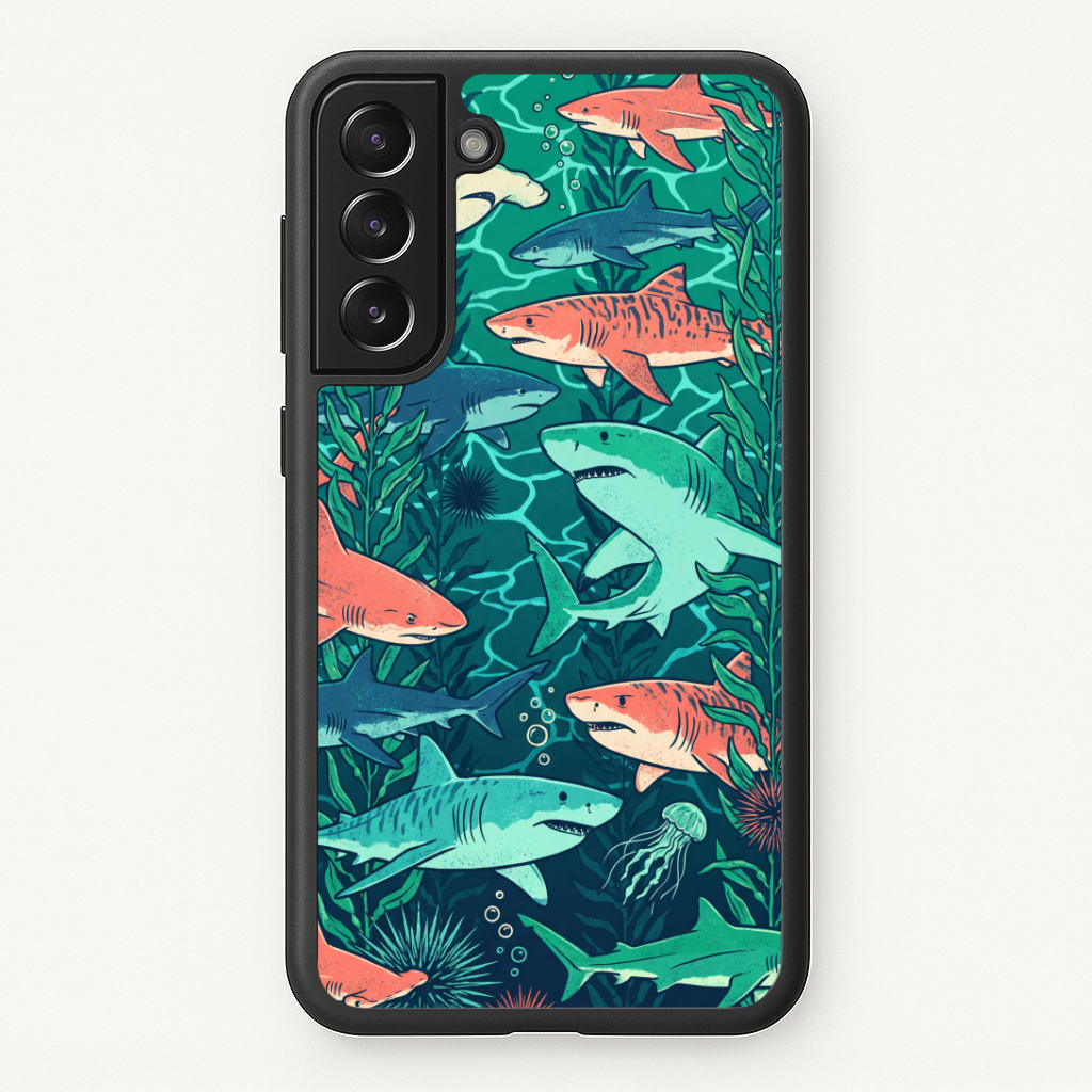 Retro Sharks Phone Case