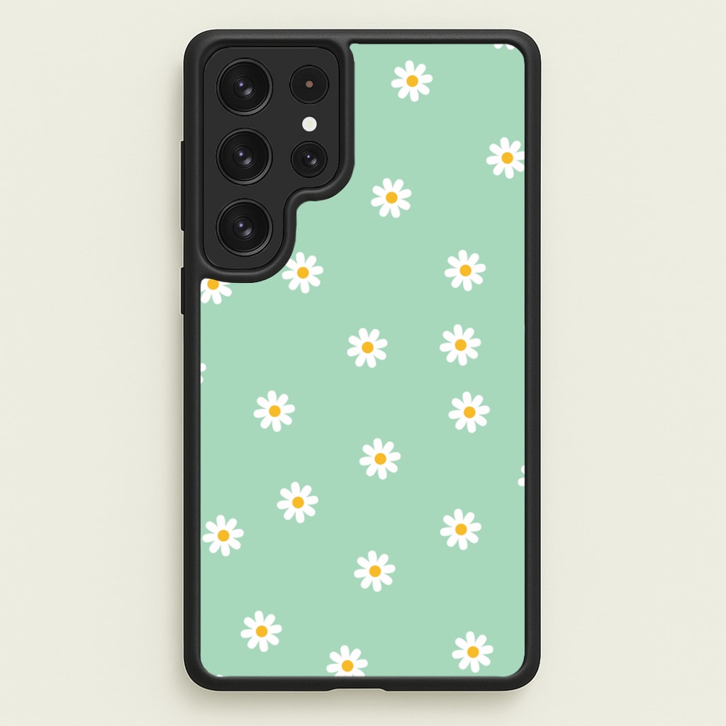 Teal Daisies Phone Case