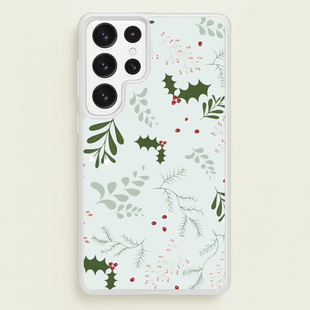 Christmas Floral Pattern Phone Case