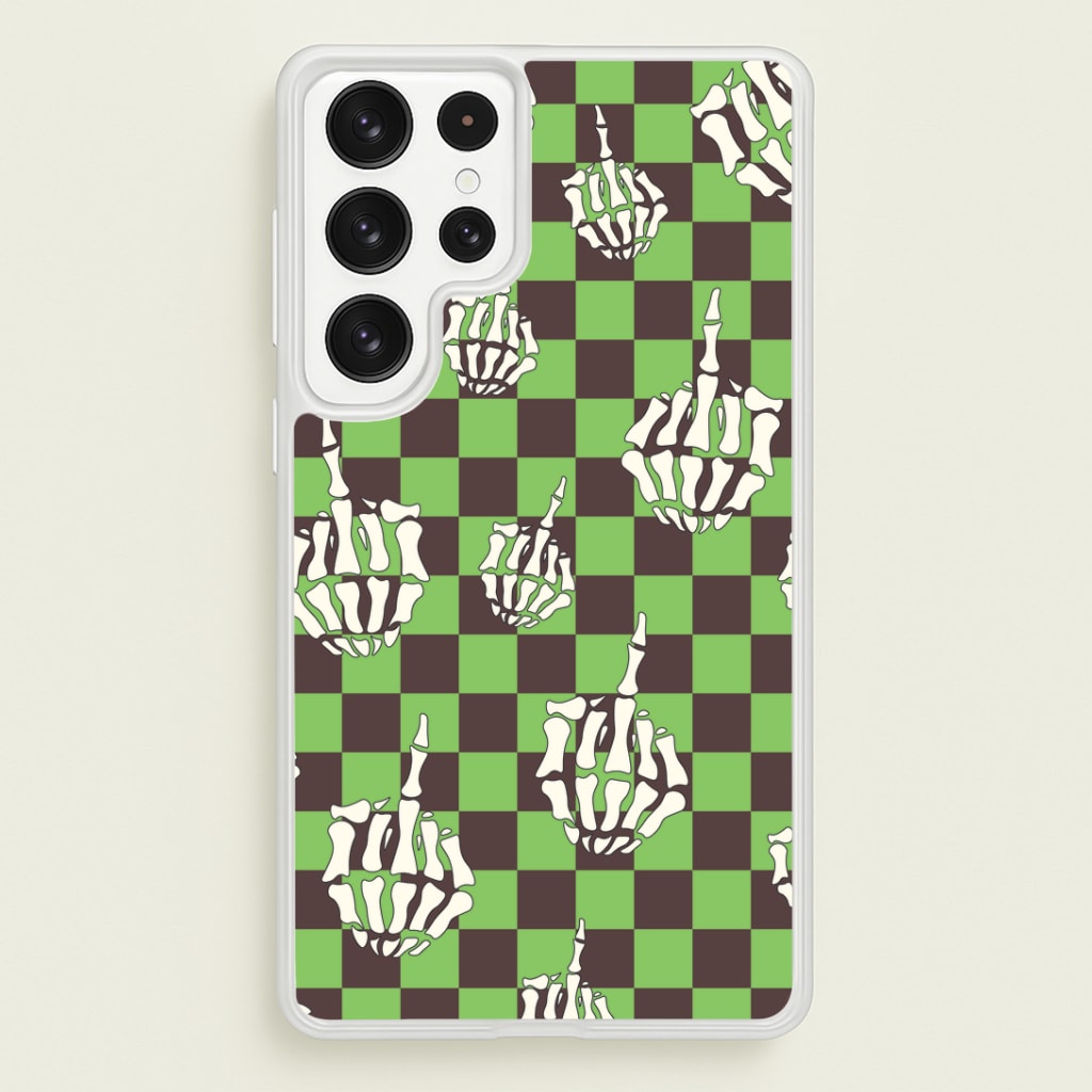 Green Middle Finger Phone Case