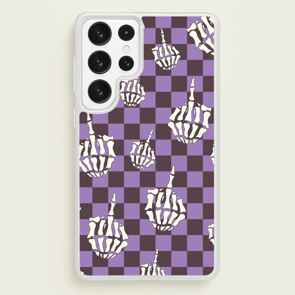 Purple Middle Finger Phone Case