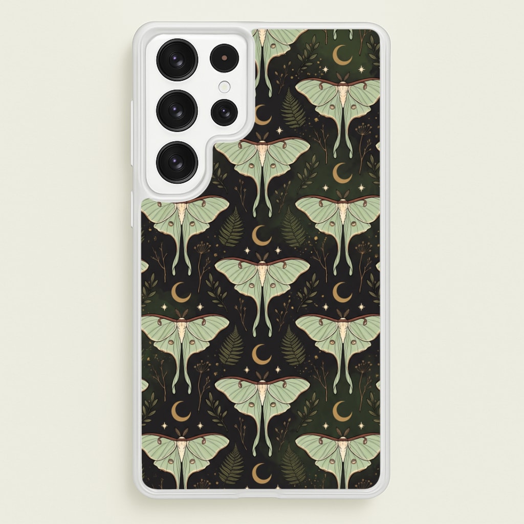 Moonlit Luna Moths Phone Case