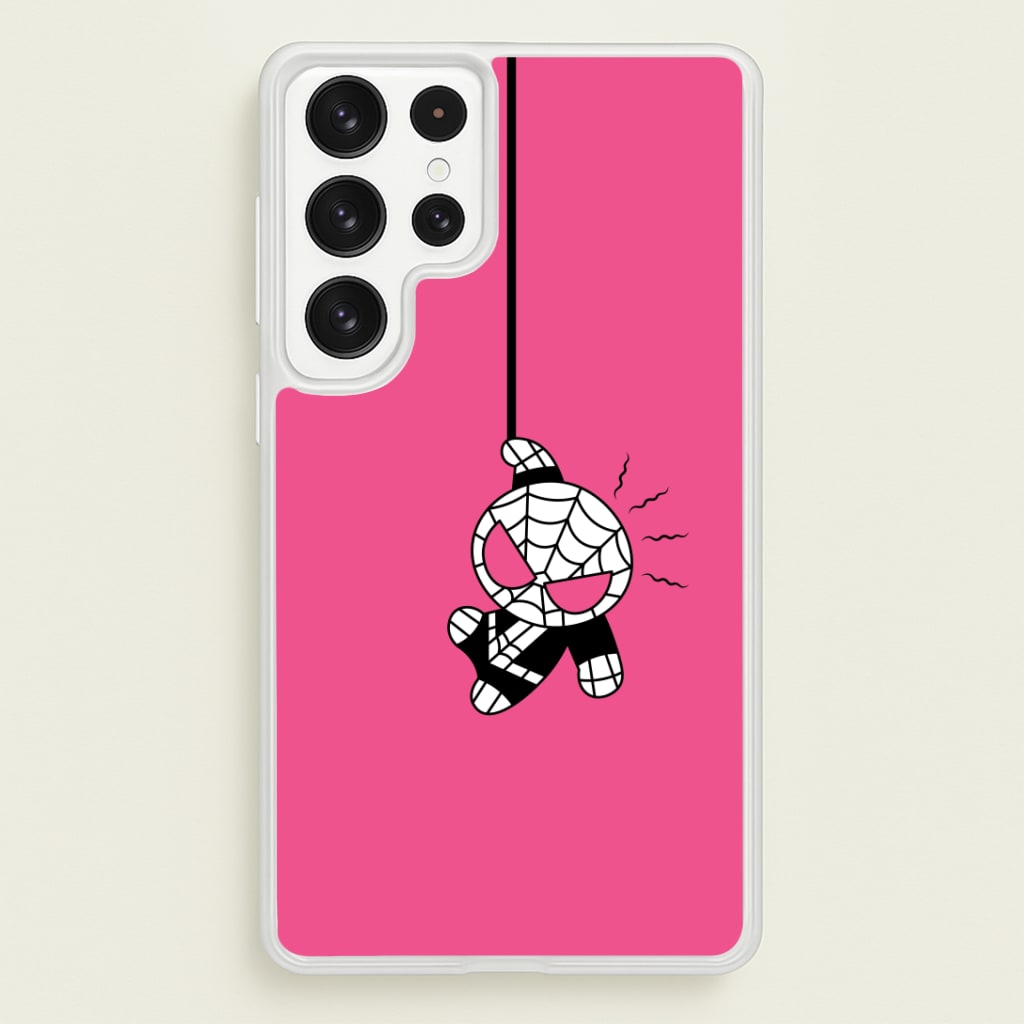 Pink Hanging Spider Hero Phone Case