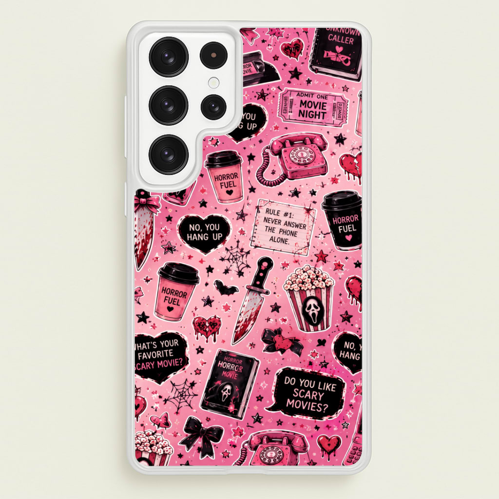 Horror Movie Pink Pattern Phone Case