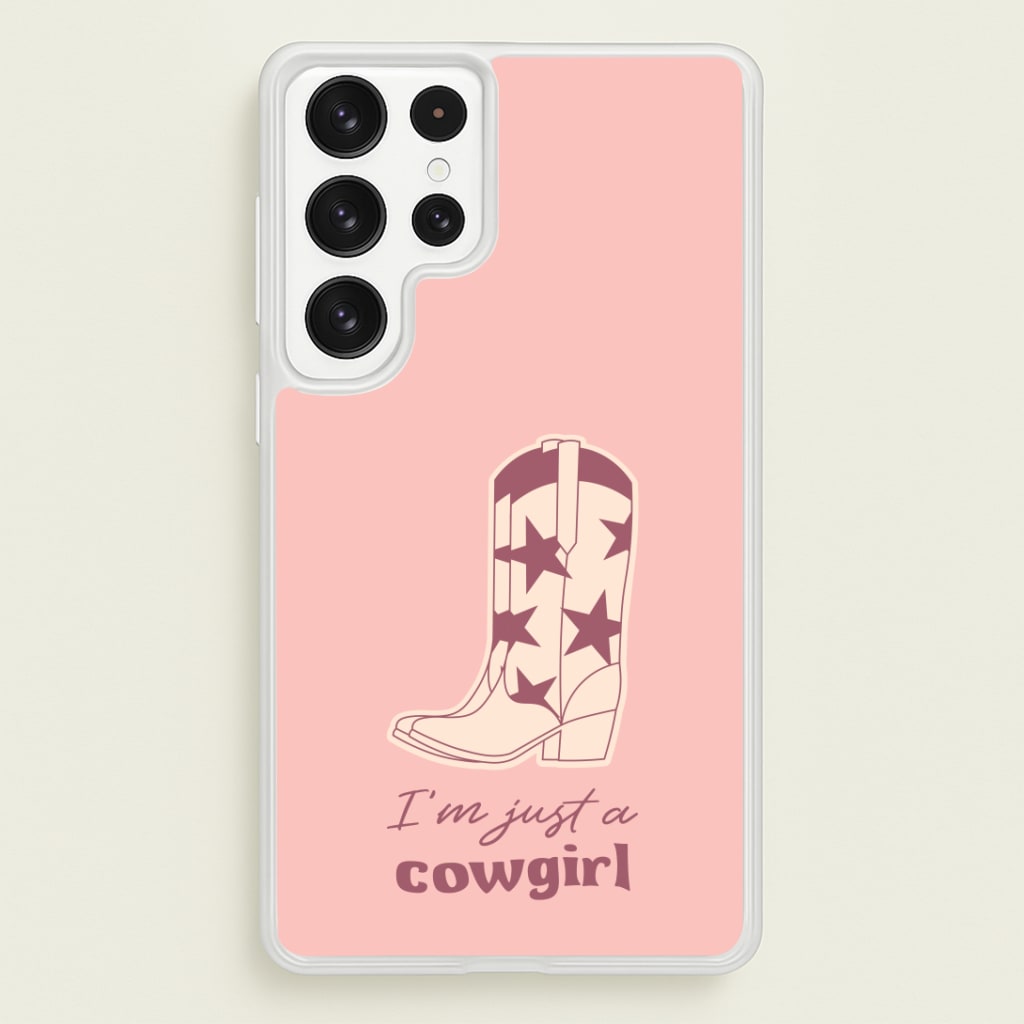 I'm Just A Cowgirl Phone Case