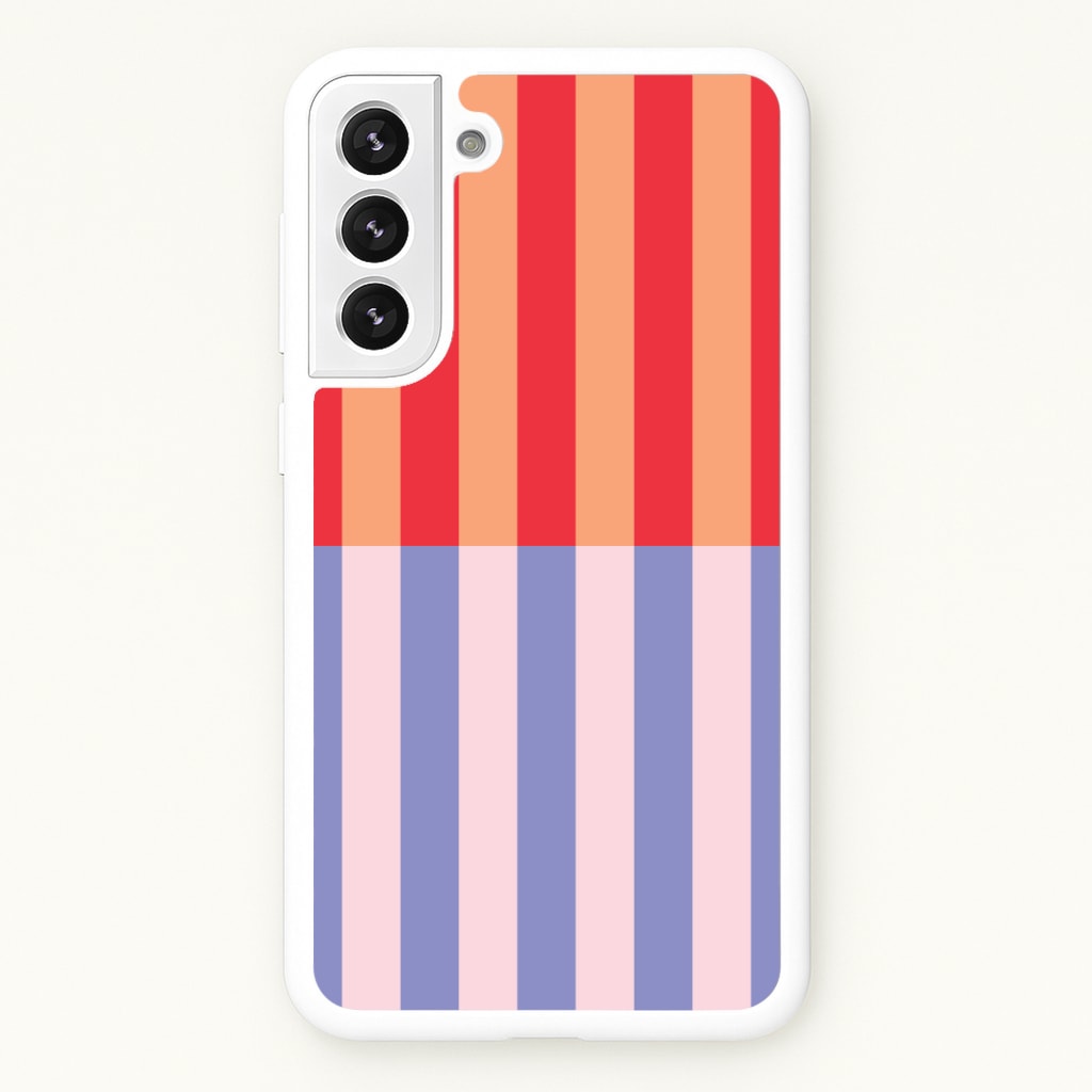 Multicoloured Pinstripe Abstract Pattern Phone Case