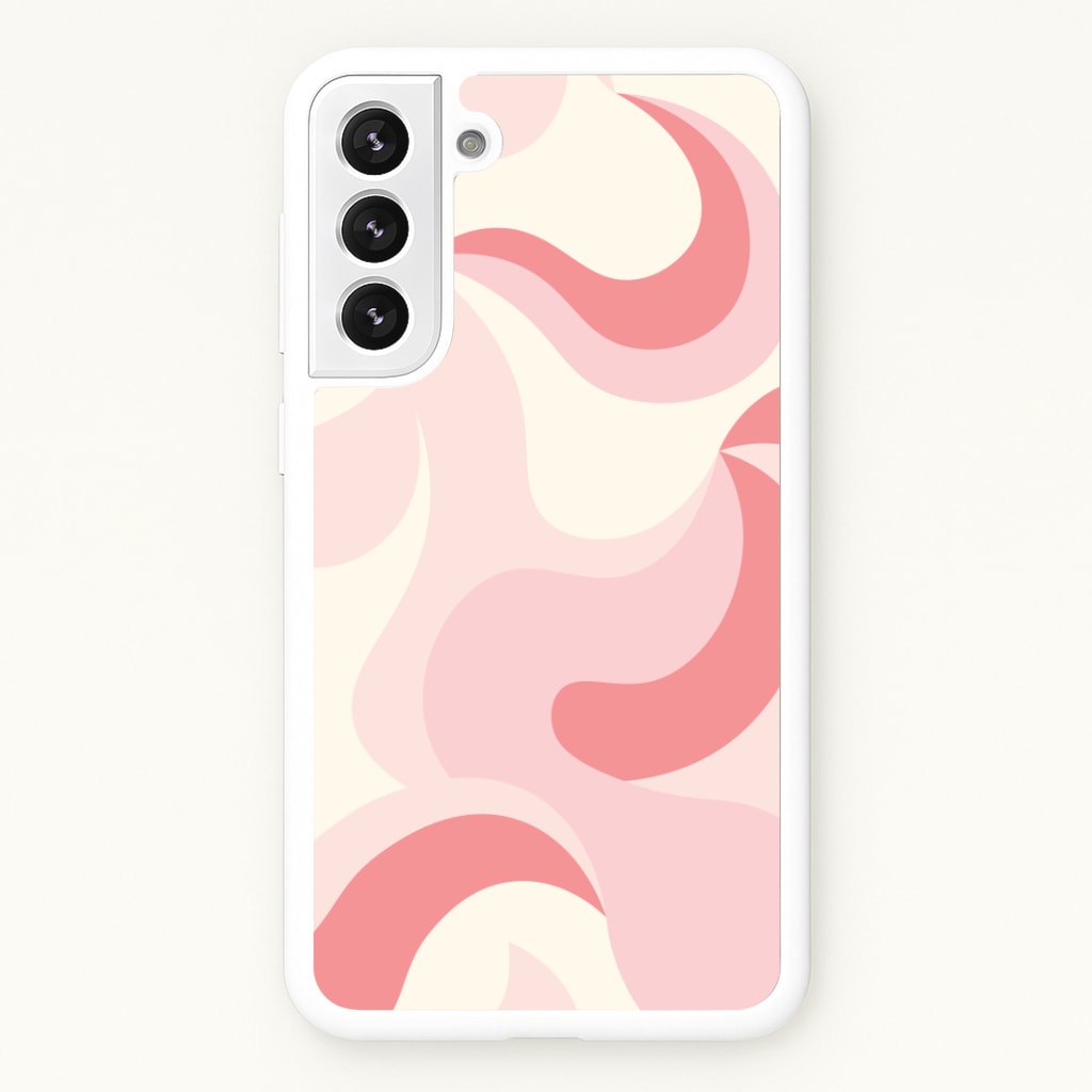 Pastel Pinks Abstract Pattern Phone Case