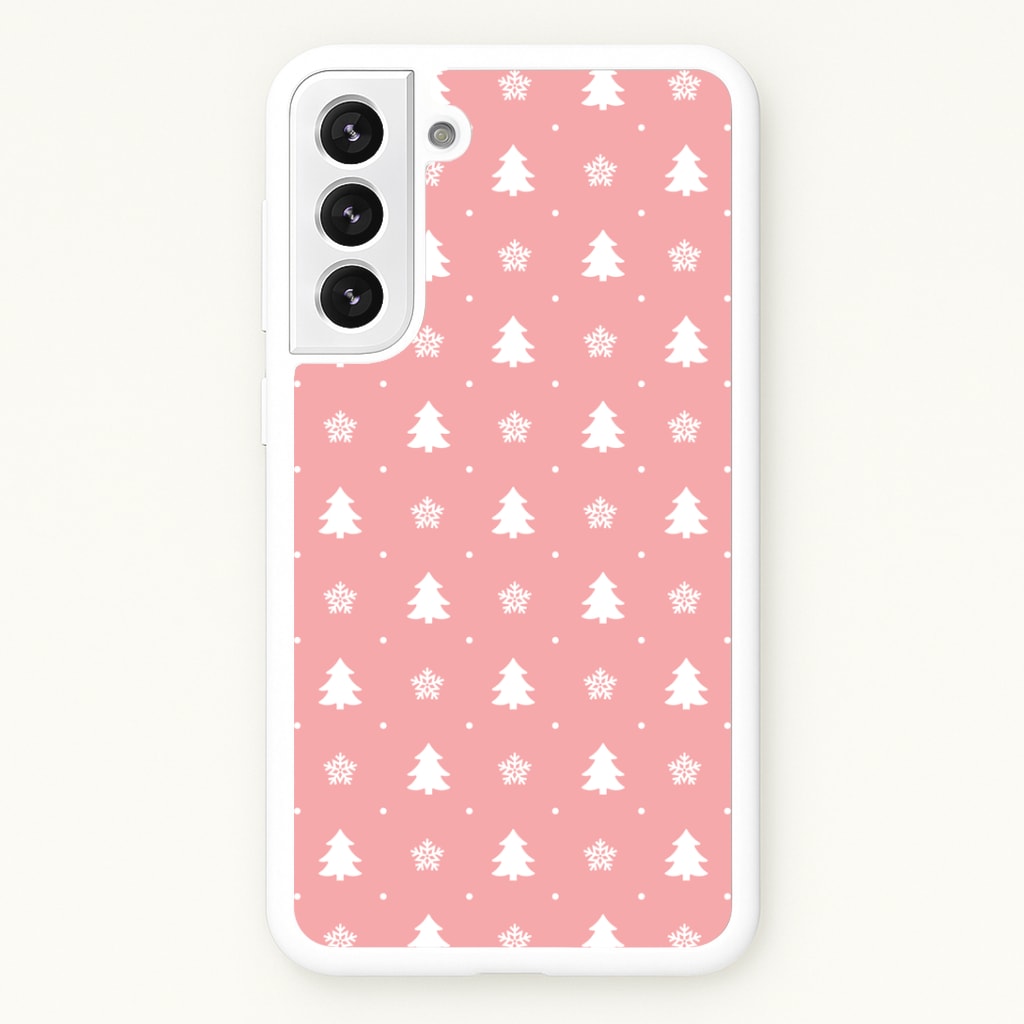 Pink Tree Pattern Phone Case