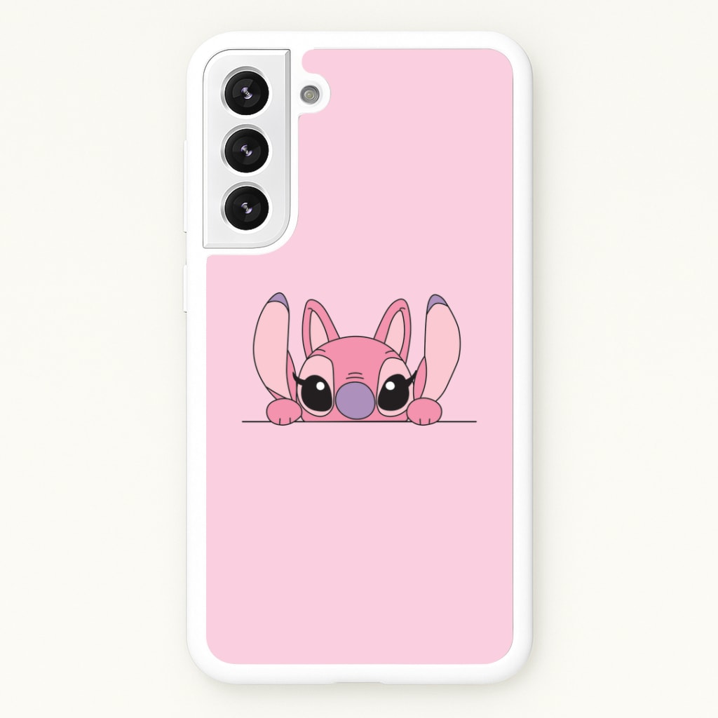 Angel Leaning - Pink Alien Phone Case