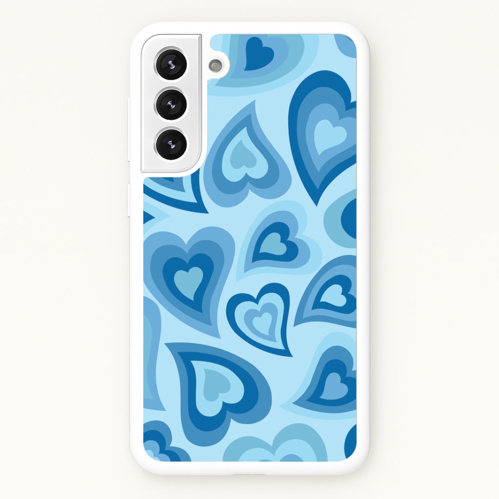 Blue Hearts - Trippy Patterns Phone Case