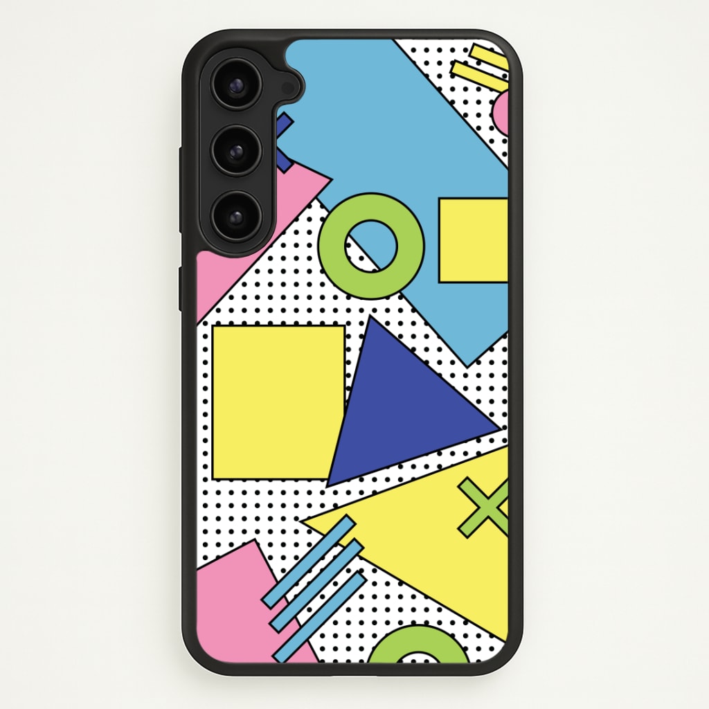 Geometric Abstract Shapes Pattern Phone Case - Galaxy S23 / Standard