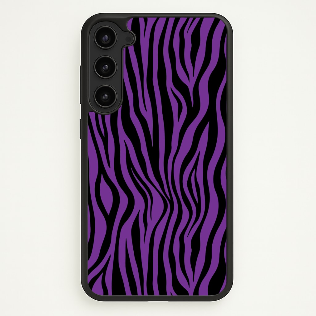 Purple Zebra - Animal Patterns Phone Case - Galaxy S23 Plus / Standard