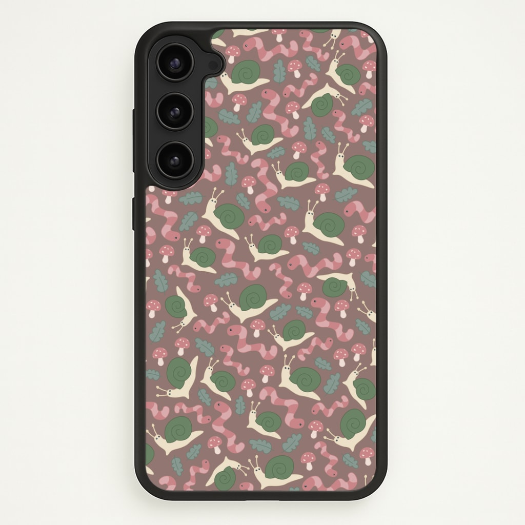 Snails - Animal Patterns Phone Case - Galaxy S23 Plus / Standard