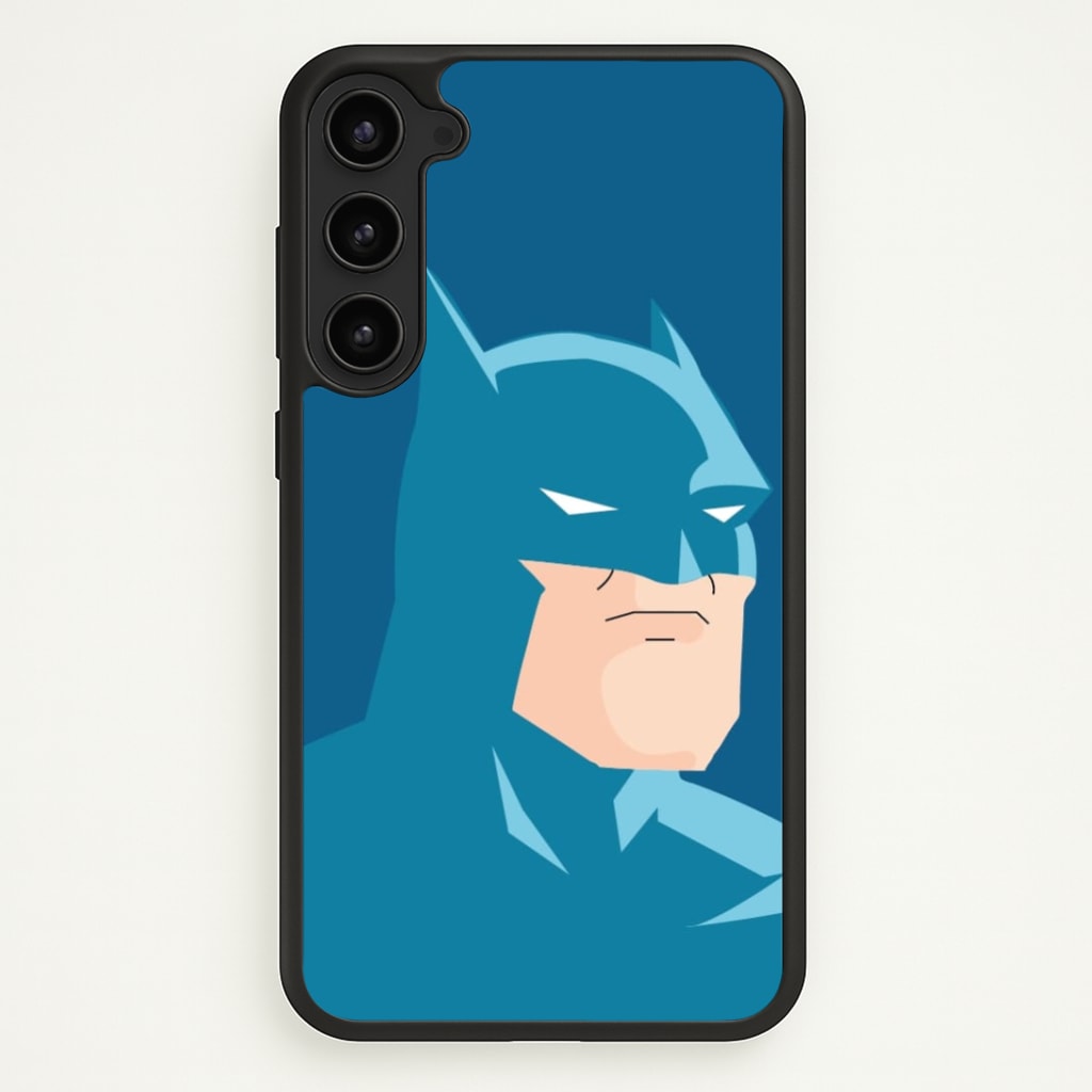 Blue Bat Superhero Phone Case - Galaxy S23 Plus / Standard