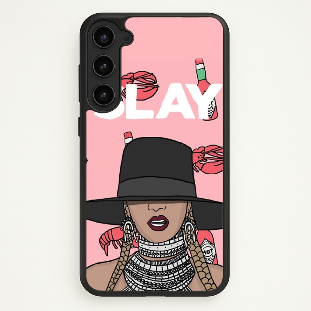 Slay - Queen B Cartoon Phone Case - Galaxy S23 Plus / Standard