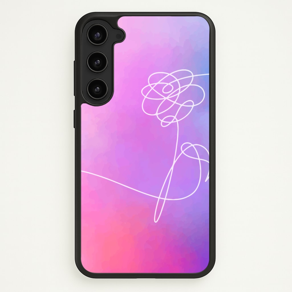 BTS Flower Pattern - K Pop Phone Case - Galaxy S23 Plus / Standard