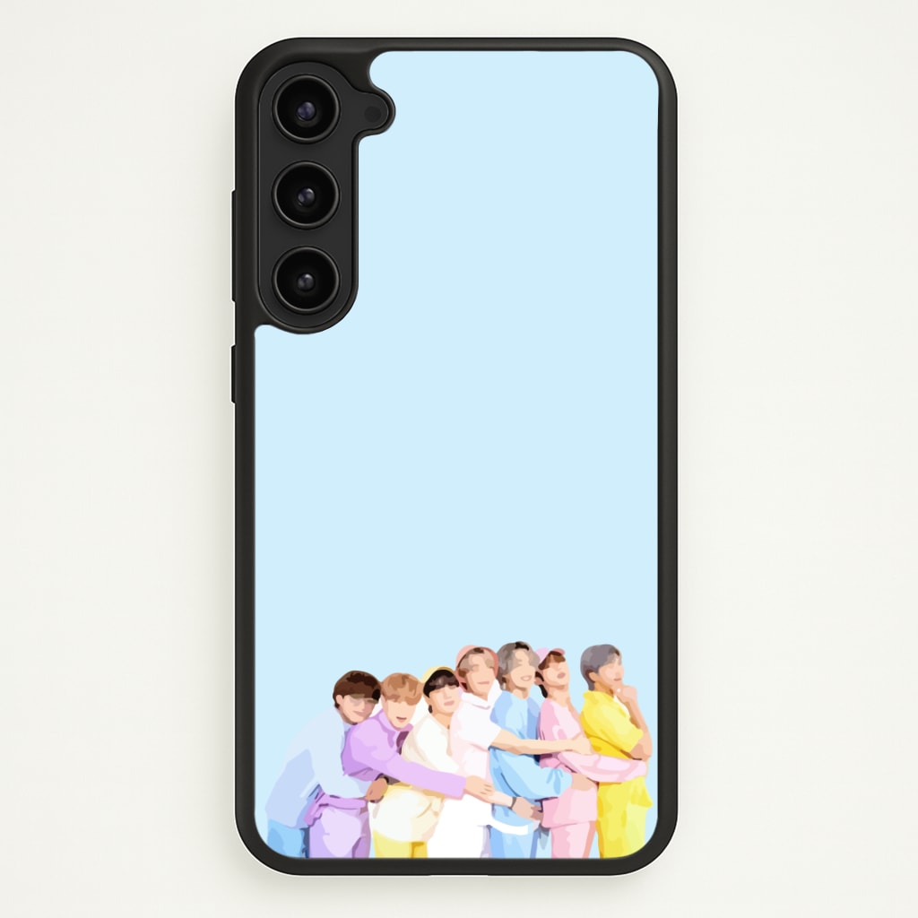 Colourful K-Pop Band Band Phone Case - Galaxy S23 Plus / Standard