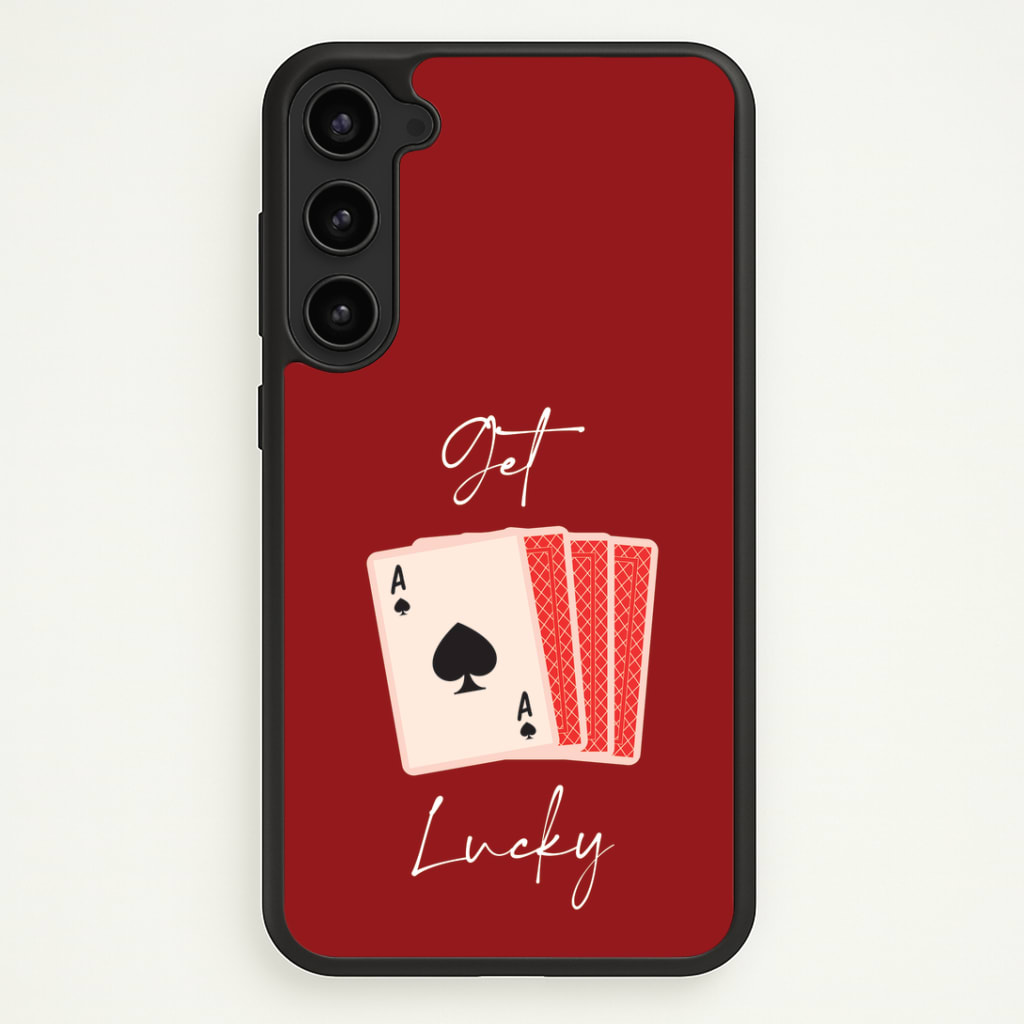 Get Lucky Set Of Cards Phone Case - Galaxy S23 Plus / Standard