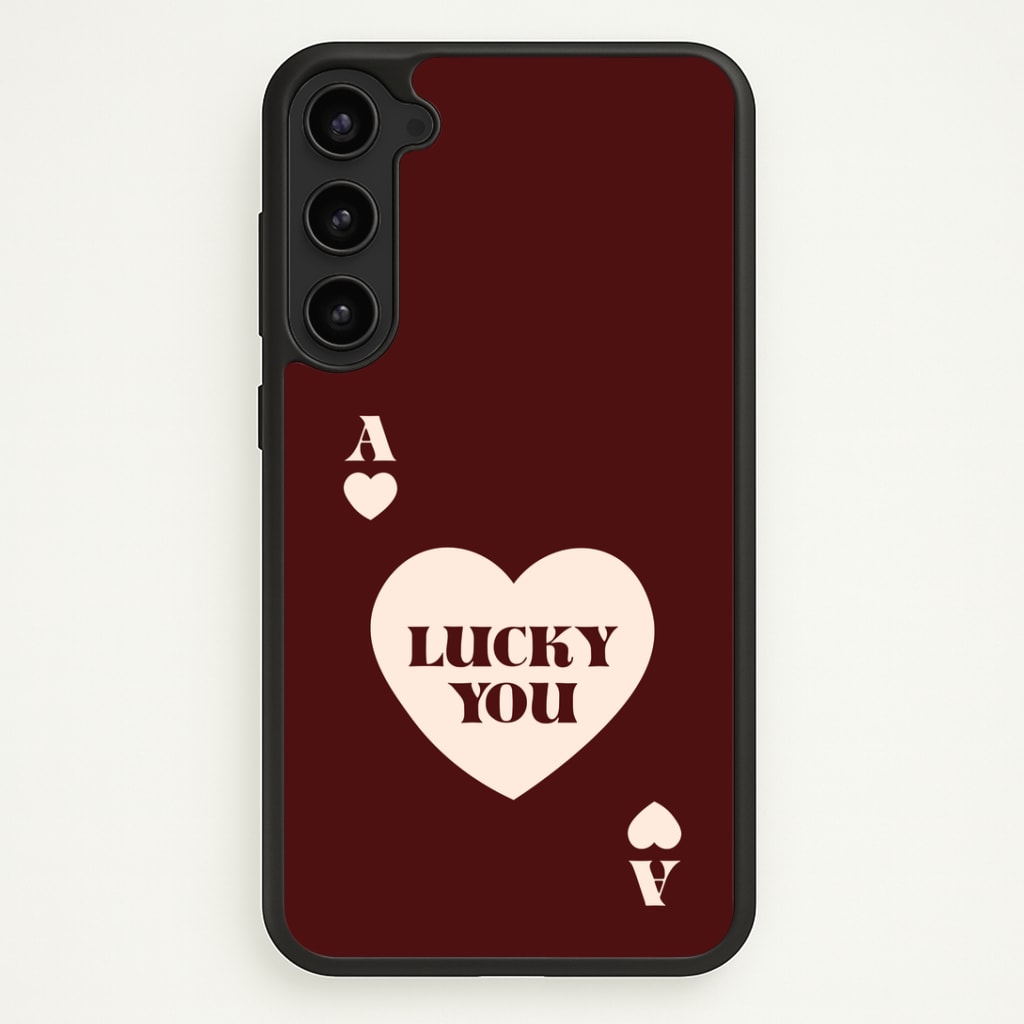 Ace Of Hearts Lucky You Phone Case - Galaxy S23 Plus / Standard