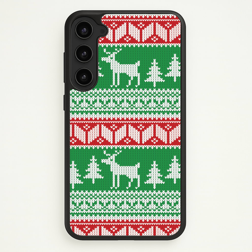 Christmas Jumper Pattern Christmas Phone Case - Galaxy S23 Plus / Standard