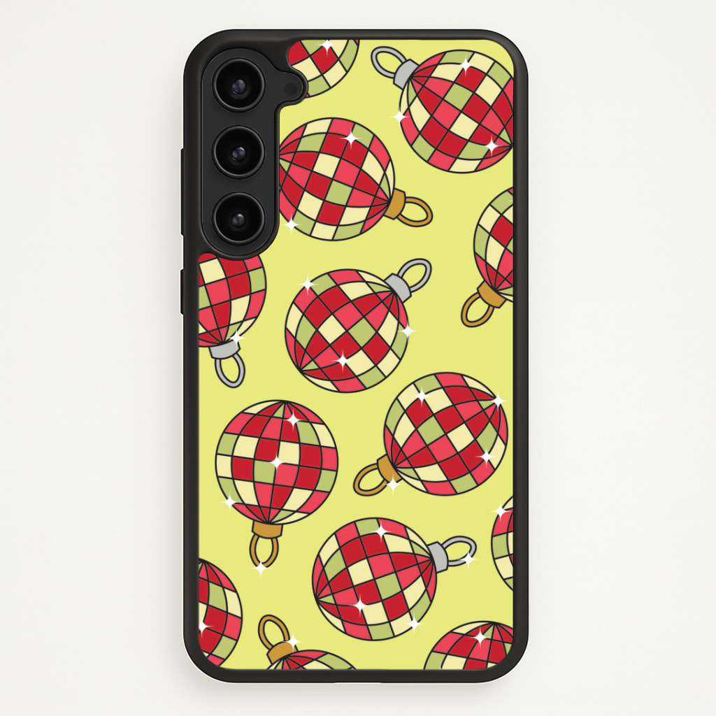 Disco Baubles Pattern Phone Case - Galaxy S23 Plus / Standard