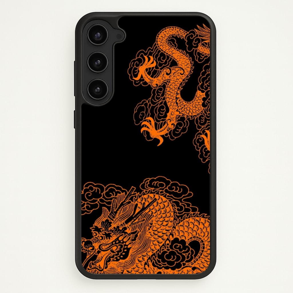 Orange Dragon Phone Case - Galaxy S23 Plus / Standard
