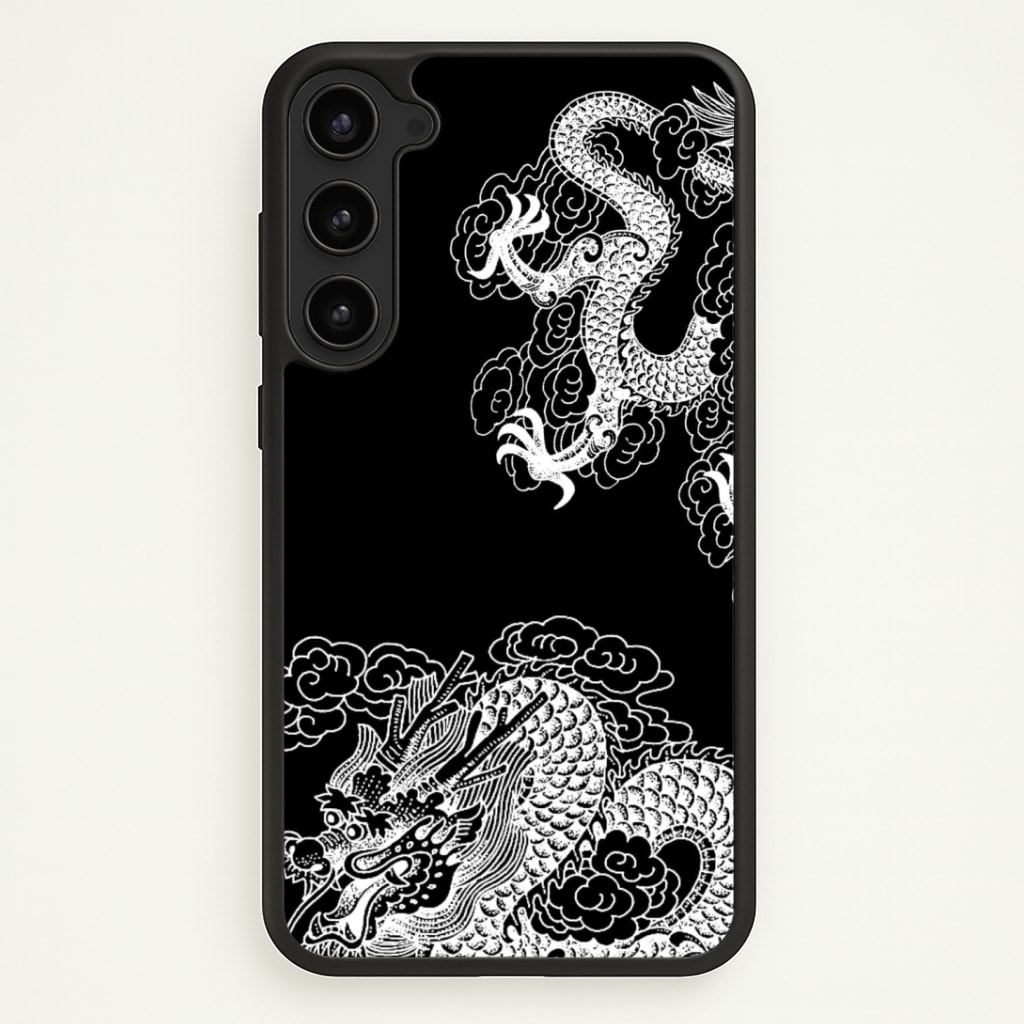 White Dragon Phone Case - Galaxy S23 / Standard