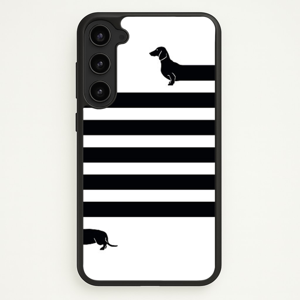 Dachshund Wrapped Phone Case - Galaxy S23 / Standard