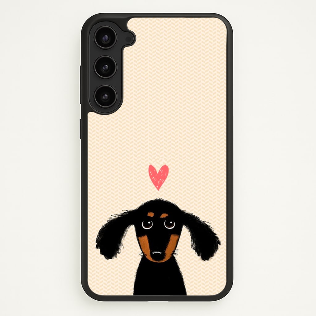 Dachshund Puppy Love Phone Case - Galaxy S23 Plus / Standard