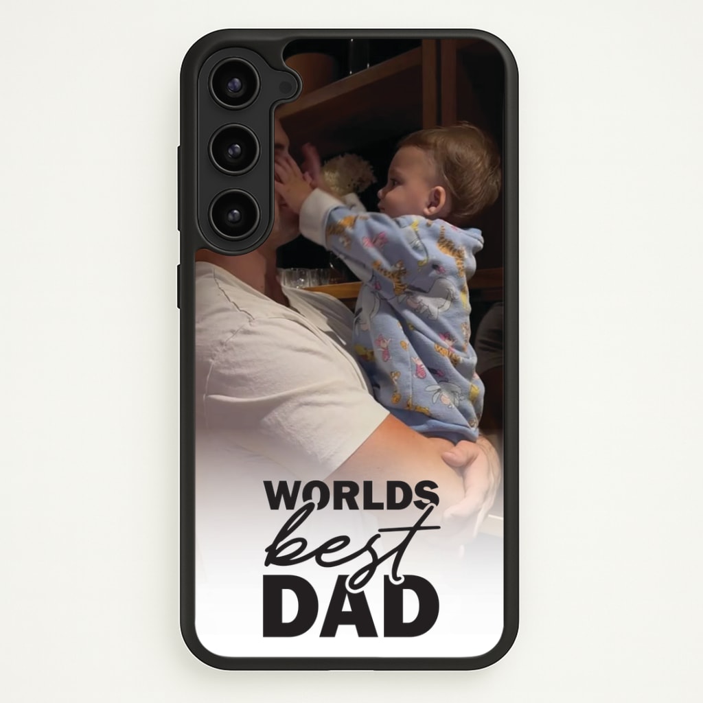 World's Best Dad Personalised Phone Case - Galaxy S23 / Standard