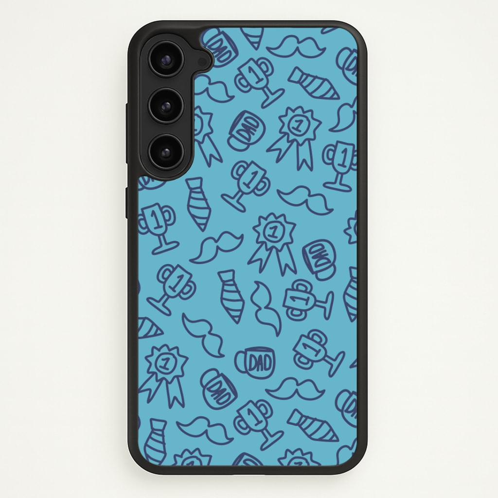 Dad Doodles Pattern Phone Case - Galaxy S23 Plus / Standard