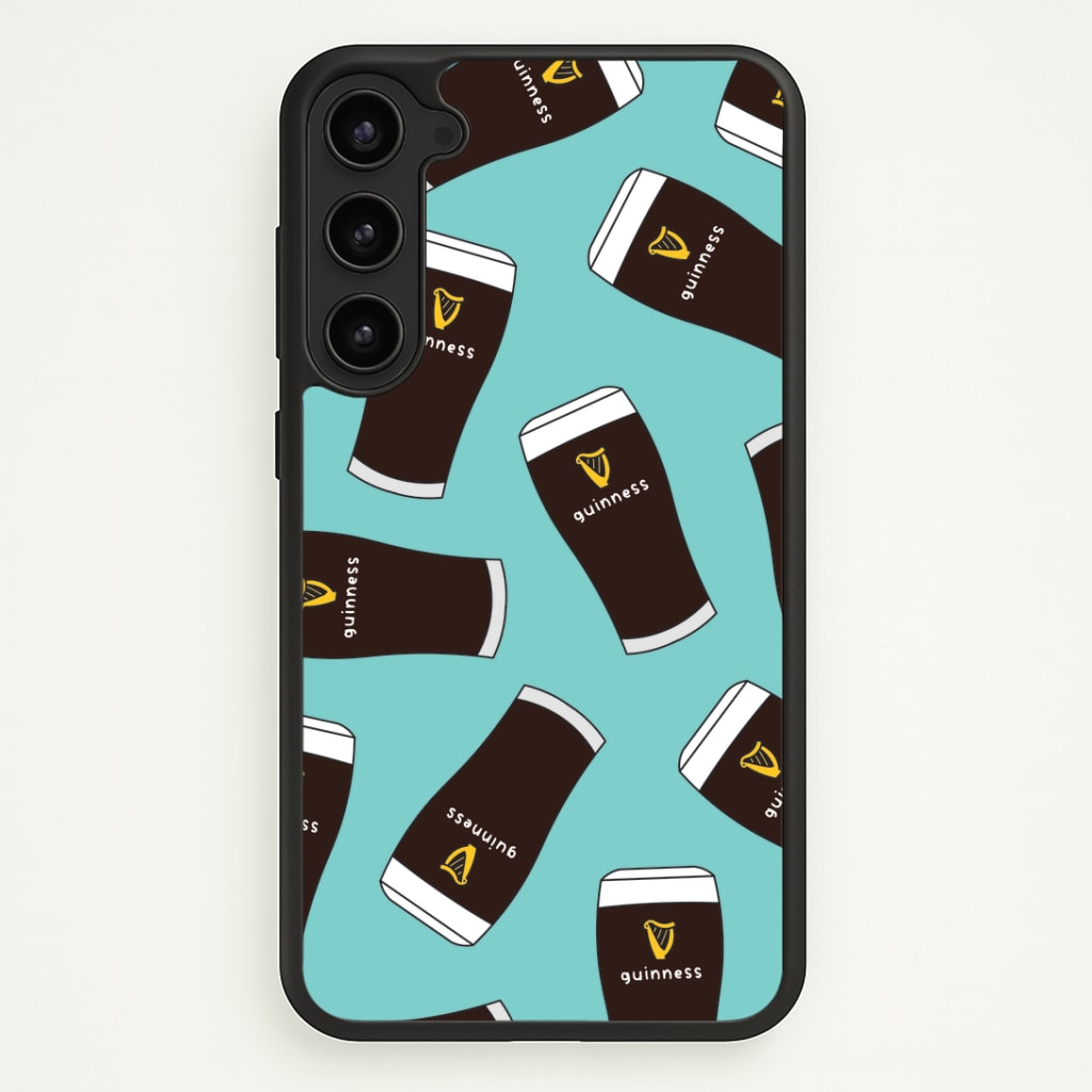 Stout Pint Pattern Phone Case - Galaxy S23 / Standard