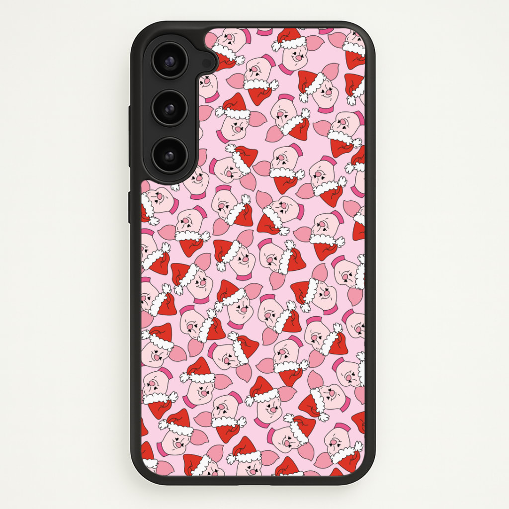 Pig Pattern Christmas Phone Case - Galaxy S23 Plus / Standard