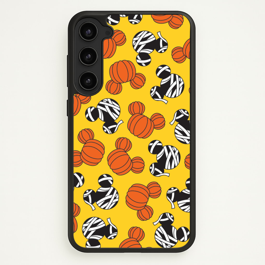 Pumpkin And Mummy Mouse Pattern Phone Case - Galaxy S23 Plus / Standard