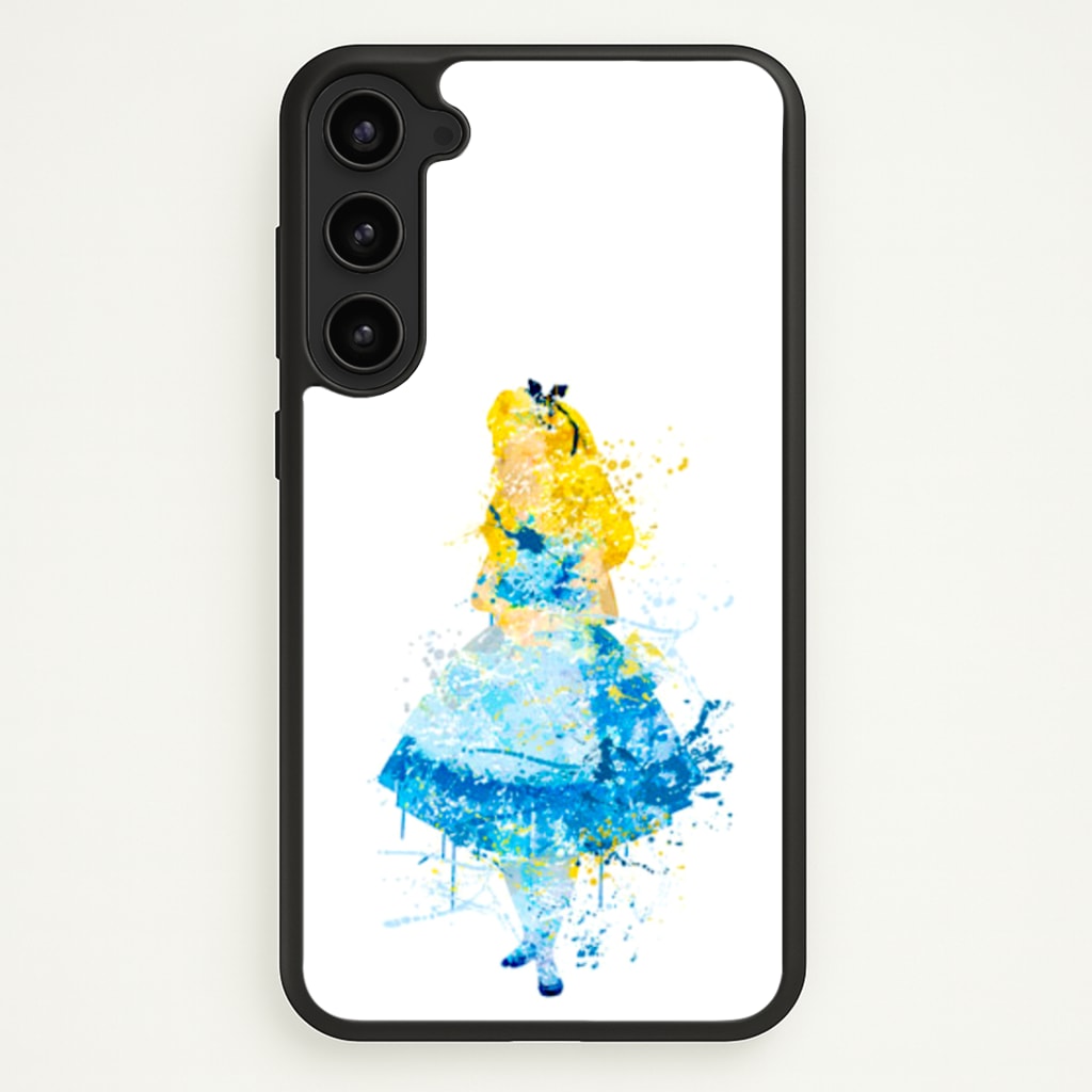 Watercolour Alice in Wonderland Fairytale Phone Case - Galaxy S23 / Standard
