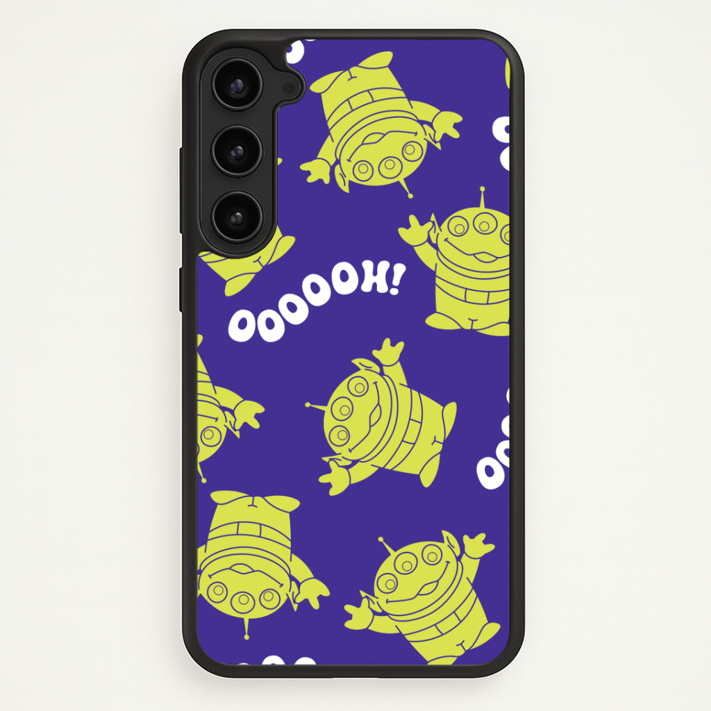 Toy Aliens Silhouette Pattern Phone Case - Galaxy S23 Plus / Standard