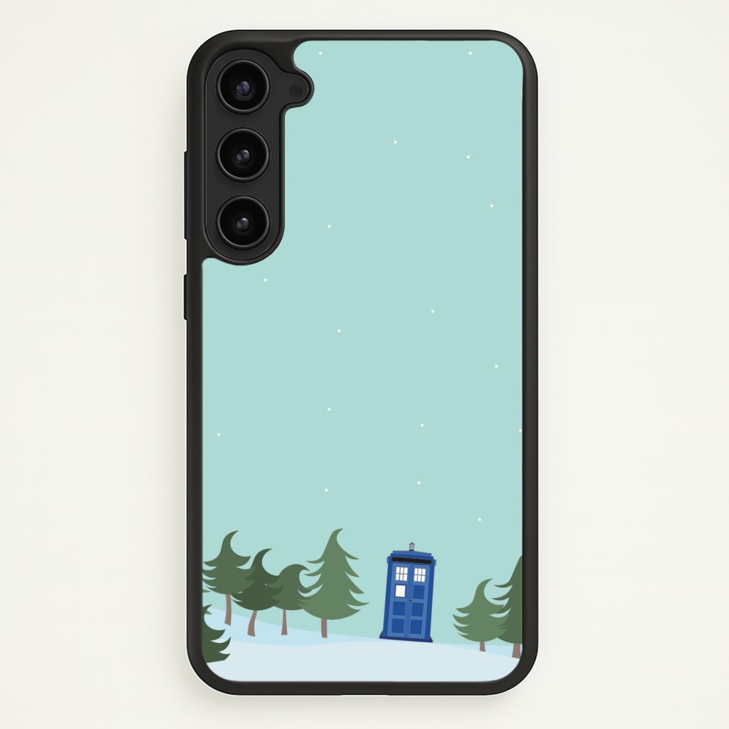 Christmas Tardis - Doctor Who Phone Case - Galaxy S23 / Standard