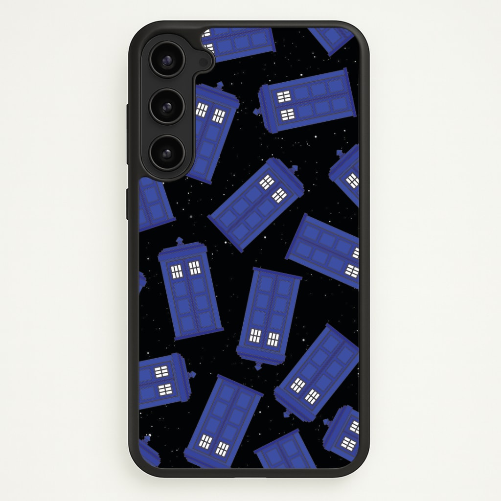 Tardis Pattern Phone Case - Galaxy S23 / Standard