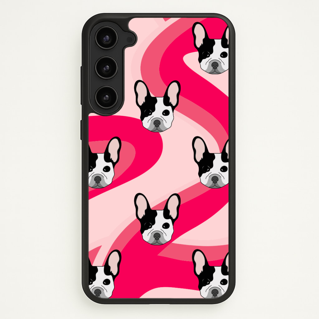Abstact Frenchie - Dog Pattern Phone Case - Galaxy S23 / Standard